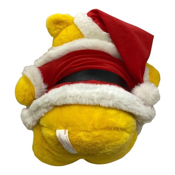 Sears Winnie the Pooh 15" Santa Plush Toy - Picture 4 of 8